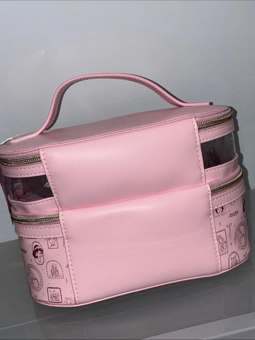 Disney Princess double zip travel vanity case